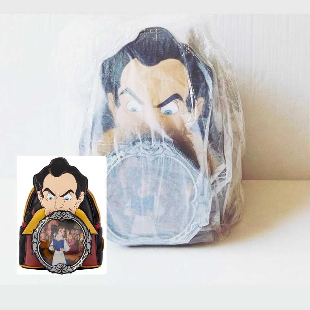 Loungefly Disney Villains Scenes Gaston Mini Backpack